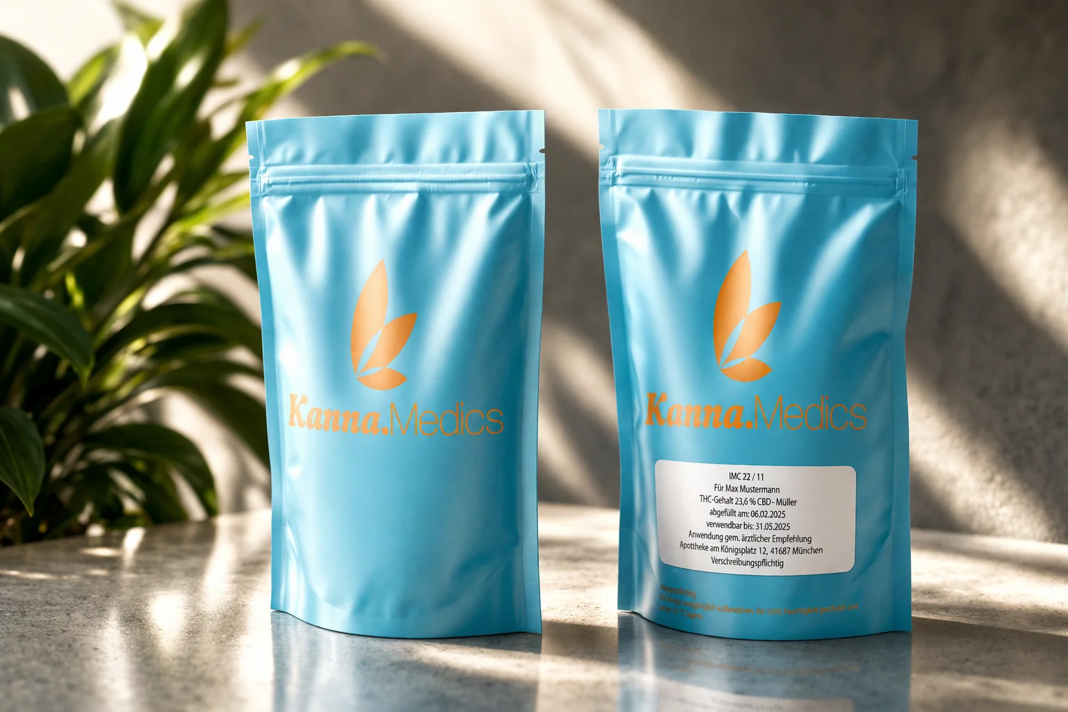 Kanna Medics – Produktvisualisierung und Verpackungsdesign für ein medizinisches Konsumprodukt